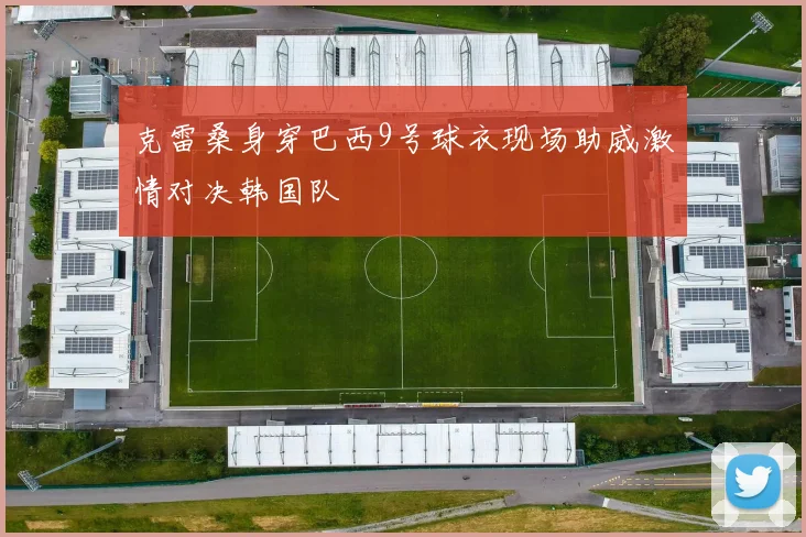 克雷桑身穿巴西9号球衣现场助威激情对决韩国队