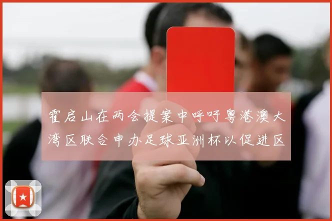 霍启山在两会提案中呼吁粤港澳大湾区联合申办足球亚洲杯以促进区域发展